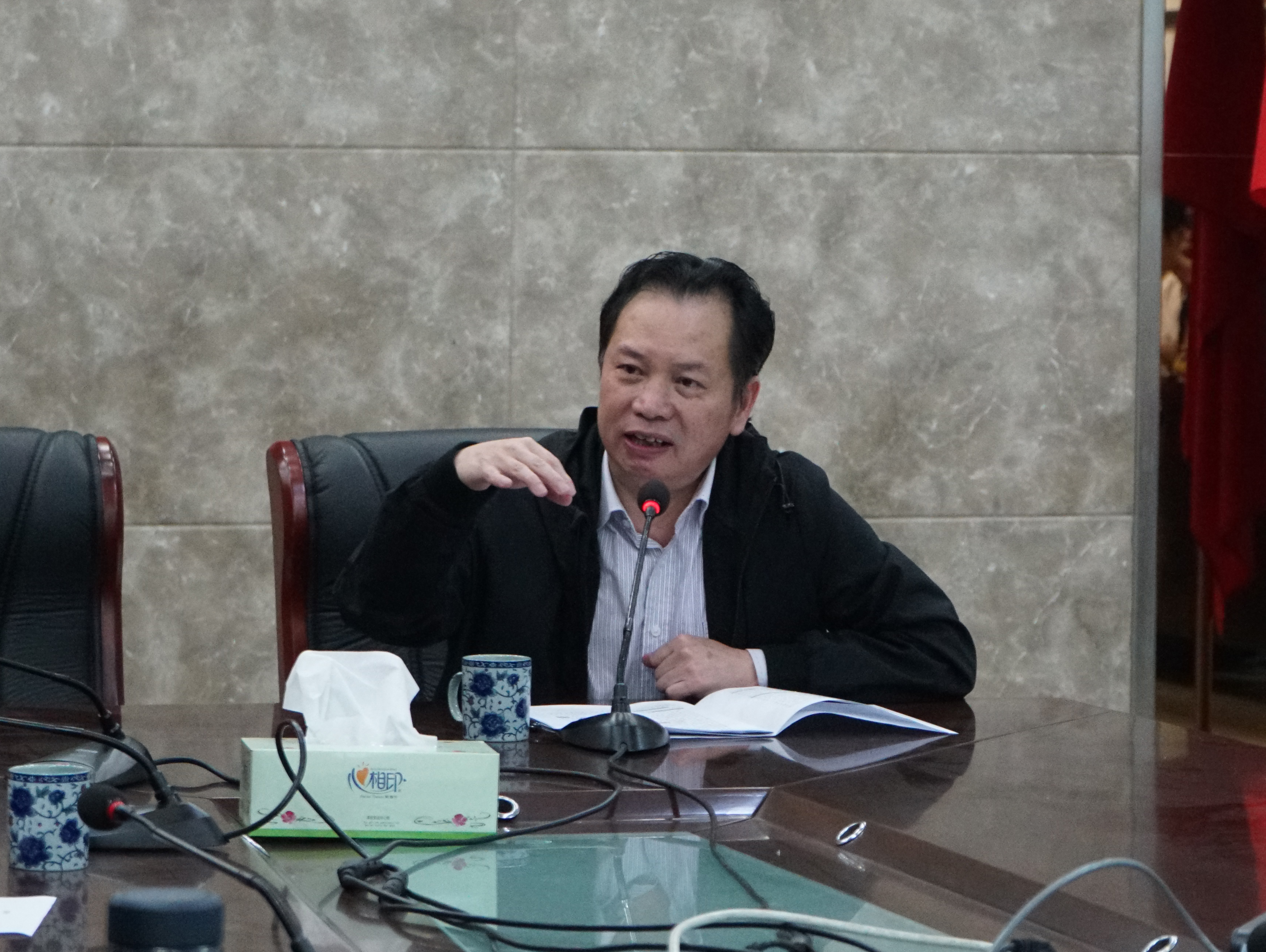 福建省方志委俞杰副主任莅临我校宣讲